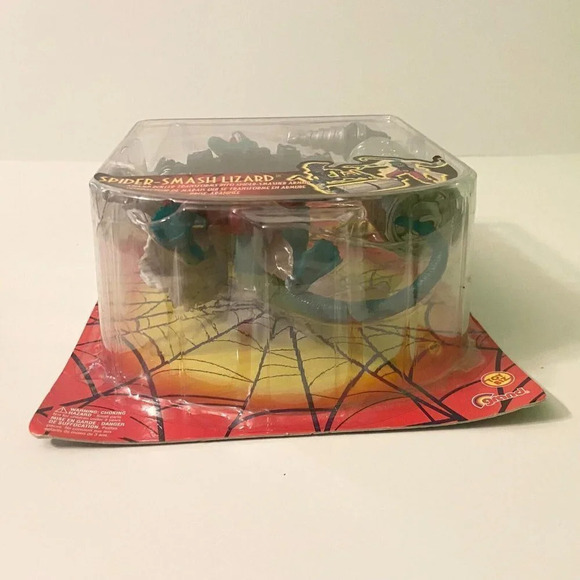 Vintage 1997 Spider Man Web Force Spider Smash Lizard Action Figure Toy Biz - Picture 6 of 16